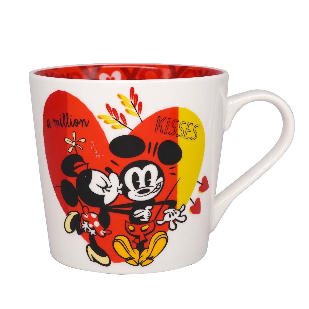 Disney Mickey & Minnie Mouse Peekaboo 2-Pack 16 Oz Ceramic Mug Set